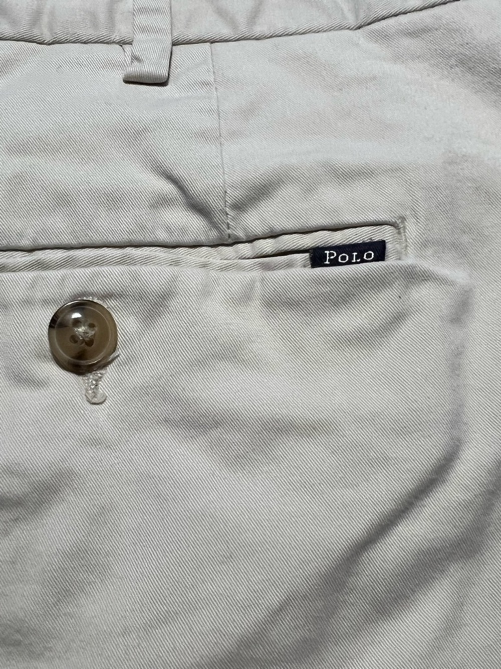 Polo Size 38 Light Beige Cotton Shorts